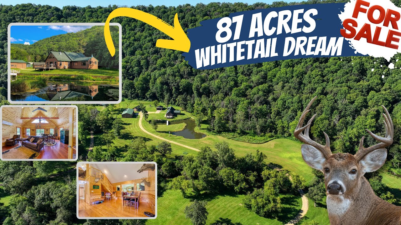 87 ACRE Secluded Whitetail Dream Property in Coon Valley Wisconsin