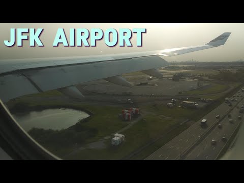 Landing At JFK Airport 4K #usa #nyc #jfk #jfkairport #airport #airplane #travel