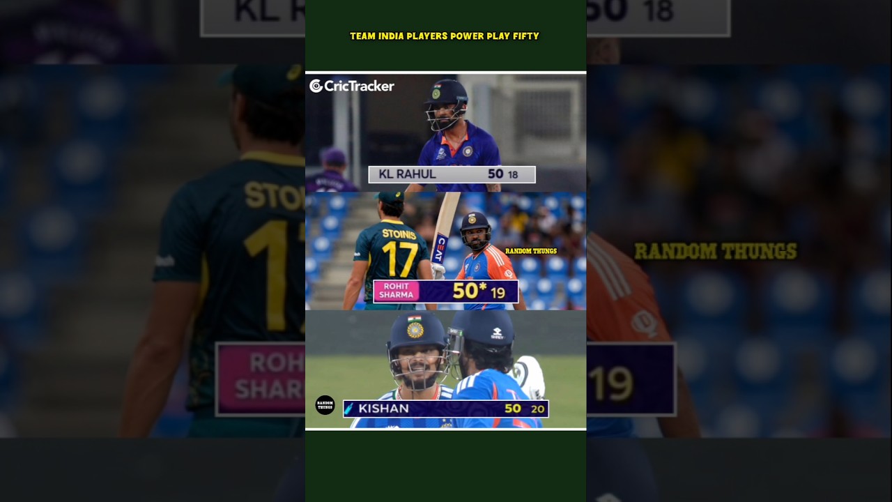 Team India Players Power Play Fifty