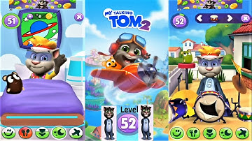 My Talking Tom 2 iOS Playthrough 2021 - #Level52