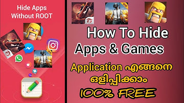 How To Hide Apps On Android | Malayalam | Hide Games | How to Hide Apps | KVR Tech | 2022.