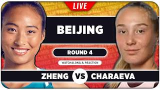 ZHENG vs CHARAEVA • WTA Beijing 2026 • LIVE Tennis Watchalong