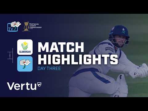 Glamorgan v Yorkshire | Day Three Highlights - Dom Bess Takes 300th First-Class Wicket!