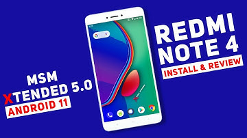 MSM Xtended XR 5.0 For Redmi Note 4 | Android 11 | Call Recording, Safety Net | Install & Review