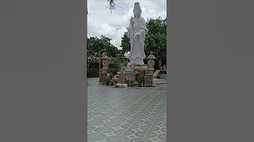 Khuôn viên bên trong chùa Thiên Phước Mỹ Tho | MAI TIỀN GIANG #short #619