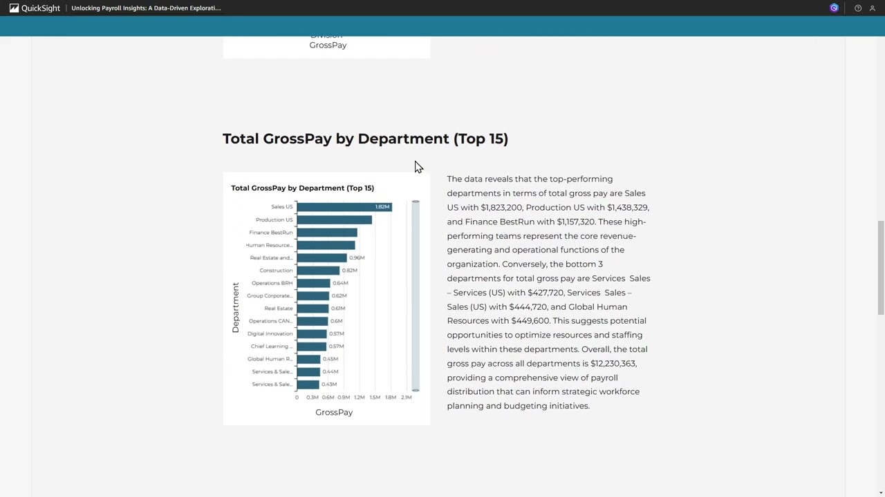 Get an AI-Generated Executive Summary of Your SAP Payroll Data (Amazon)