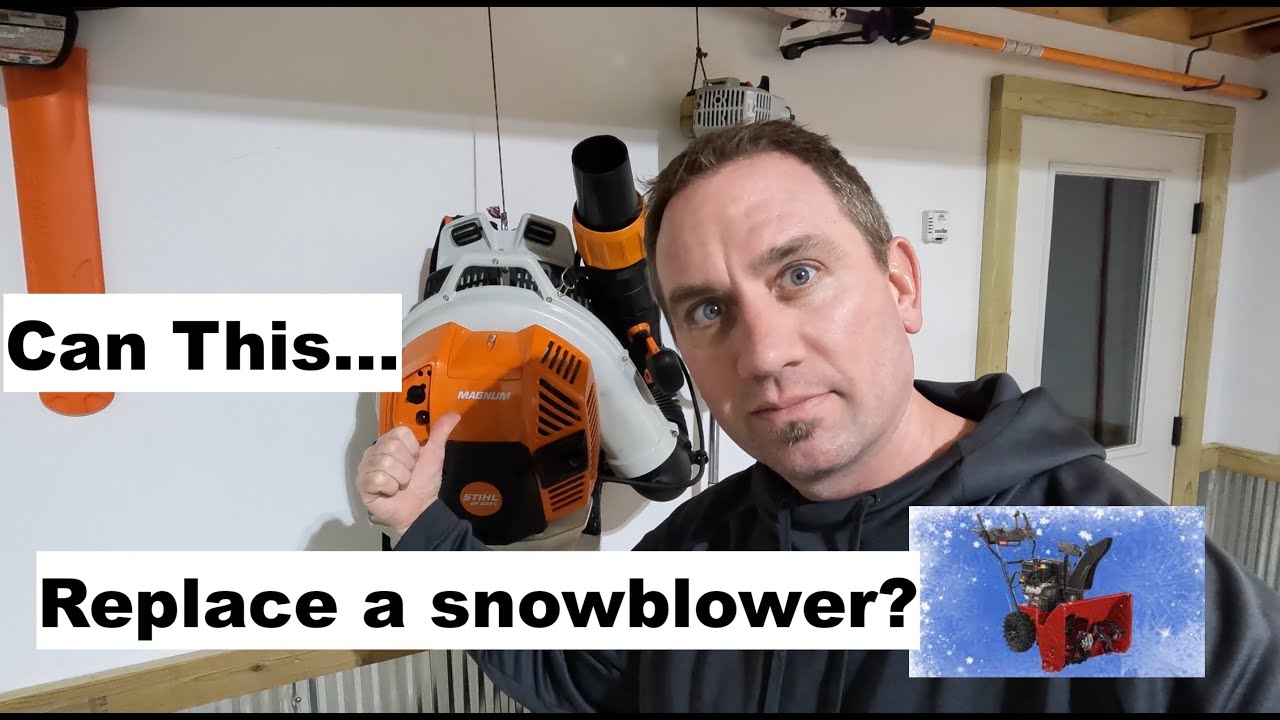 Can a High Powered Leaf Blower Replace a Snow Blower?