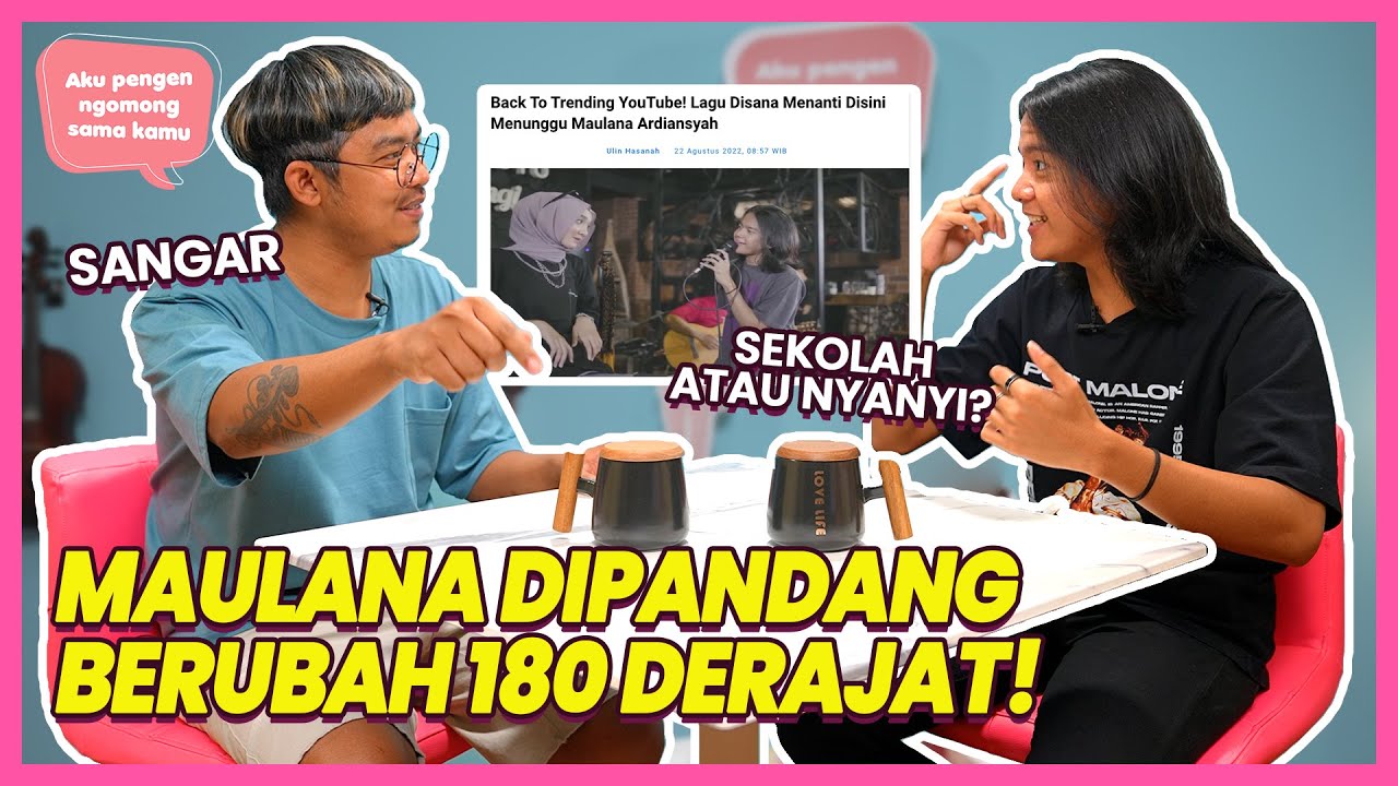 CERITA MAULANA TRENDING YOUTUBE DAN VIRAL JADI PENYANYI⁉️  #AkuPengenNgomongSamaKamu Eps 70