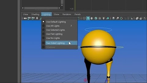 Maya - Two Sided Lighting