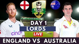 AUSTRALIA VS ENGLAND ASHES 2ND TEST DAY 1 LIVE SCORE AND COMMENTRY