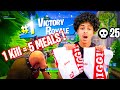 1 Kill = 5 Meals To The Homeless - Fortnite Battle Royale