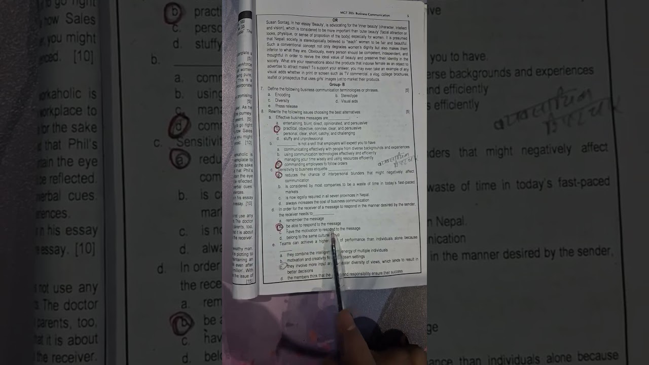 BBS 2 nd year//English// model set + Case study + motivation 