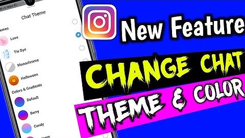 Fix instagram chat theme not showing | finally solved 2021 😱 Official update