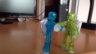 Stikbot sky diving