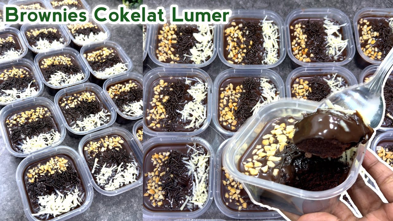 SUPER LEMBUT, LUMER DI MULUT. LAGI LARIS BROWNIES COKELAT LUMER Rp. 5000AN || BISNIS MODAL KECIL