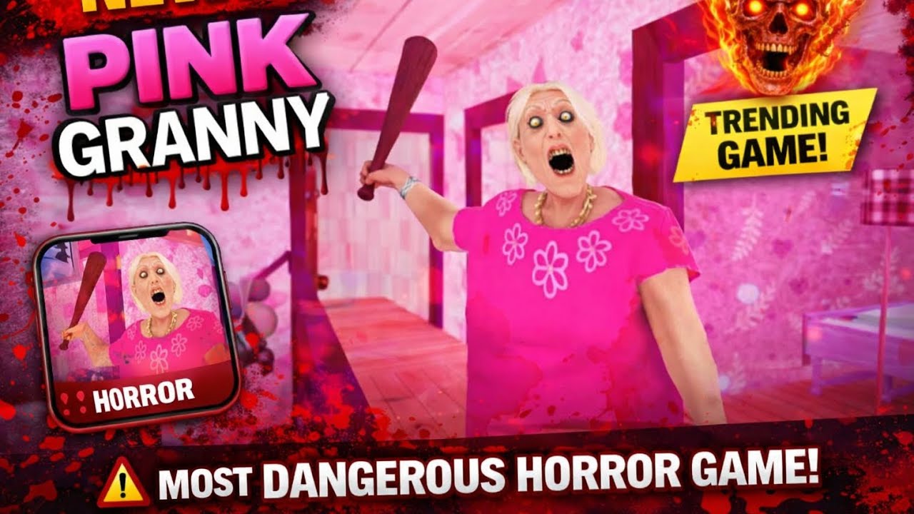 Pink Granny Game Dengros Honted House Gameplay Horron Ep 5 Wait For End