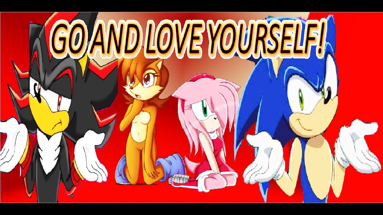 SonAmy, SonAlly, ShadAmy, ShadAlly Go And Love Yourself sonic the hedgehog movie poster
