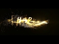 Adobe after effects  happy birt.aystroke effect