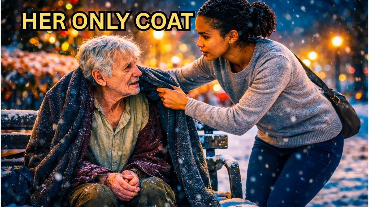 В канун Рождества она отдала своё единственное пальто замерзающему незнакомцу… Она понятия не име...