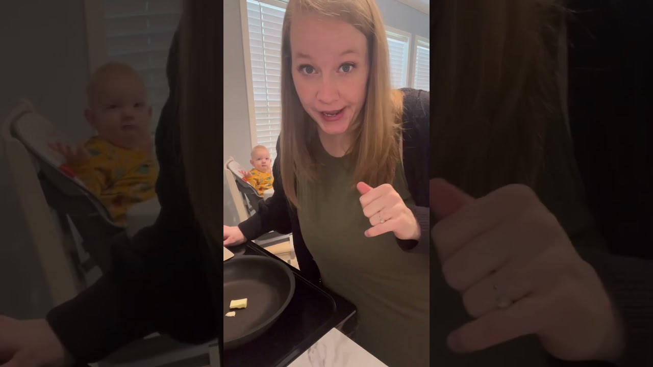 Breakfast Sahm Sahmof3 Cookwithme Kidsbreakfast Momlife
