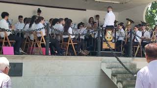 Banda artística de Merza,  En el santuario do corpiño. Lalin