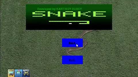 snake game in python using pygame library