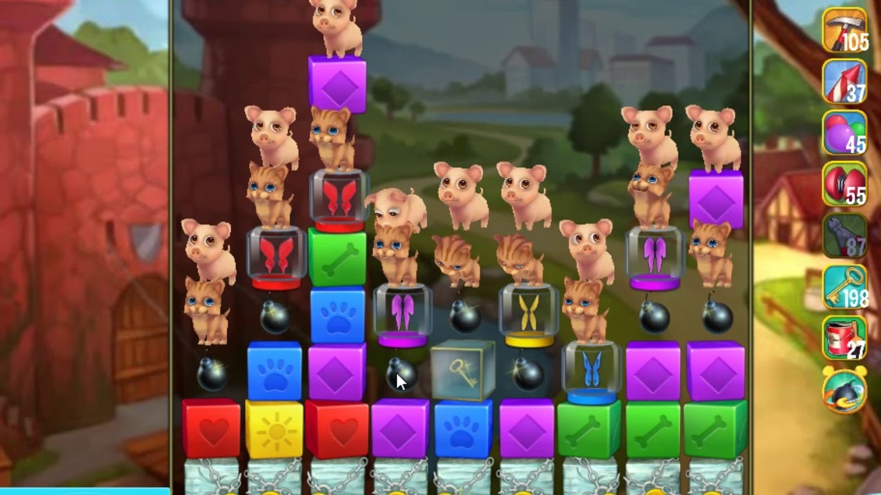 Pet Rescue Saga level 2800 no boosters ►TOBIAS DEAMON◄