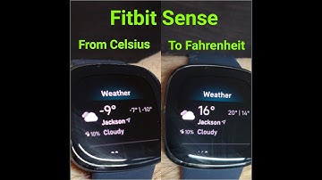 Changing CELSIUS to FAHRENHEIT on FITBIT SENSE