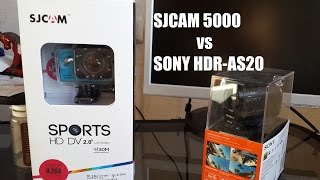 SJCAM 5000 vs Sony HDR-AS20 (исходники видео)