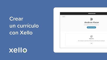 Crear un currículo con Xello