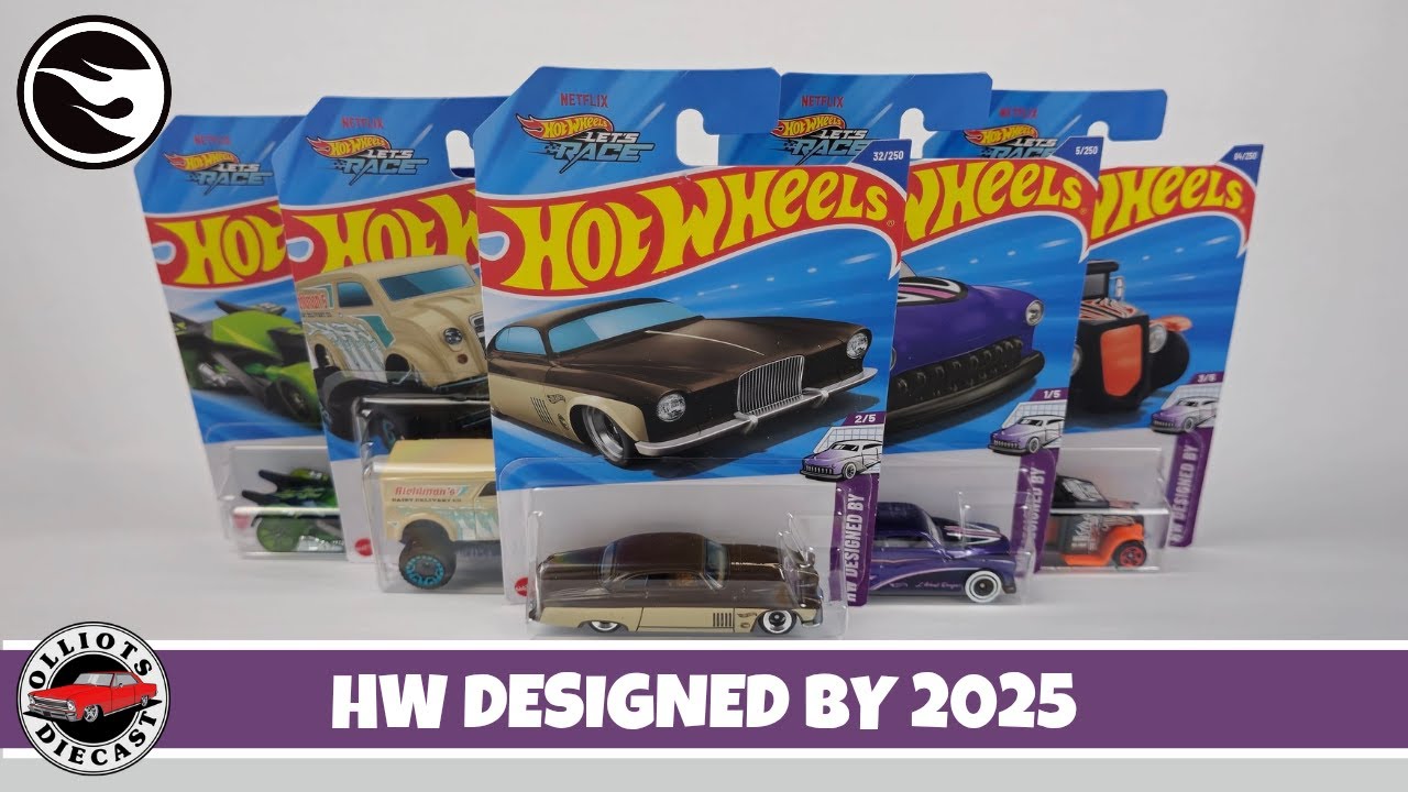 Hot Wheels Pedale Driver - Modèle 1:64 Edition Spéciale Netflix Let's Race & Treasure Hunt - Collection Mattel 2025 - Pour Enfants Et Collectionneurs - 2