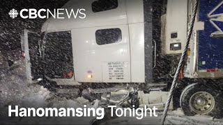 What it's like driving B.C.'s Coquihalla Highway in a winter storm | Hanomansing Tonight