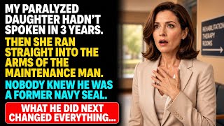 The Female Billionaire Froze as Her Paralyzed Daughter Ran to a Single Dad—A Hidden Navy SEAL