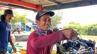 Nelayan Cirebon Dapat Hasil Melimpah! Ikan tengah laut kepinggir
