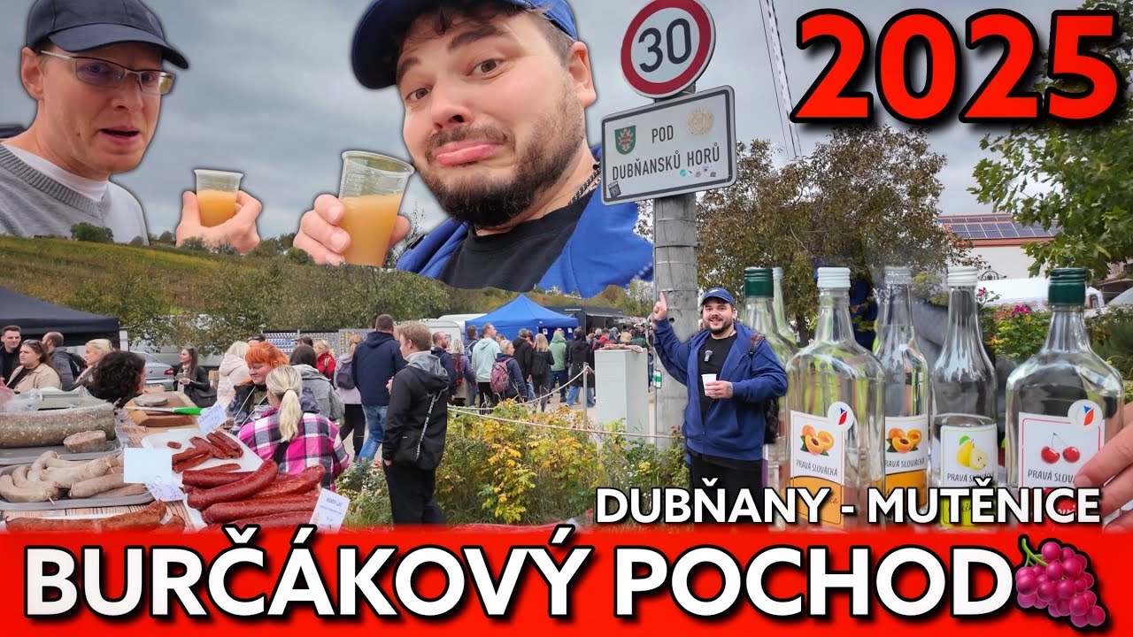 BURČÁKOVÝ POCHOD DUBŇANY - MUTĚNICE 2025🍇 NEJLEPŠÍ AKCE ALE STRAŠNĚ JSME SE TAM ZBOŘILI😅