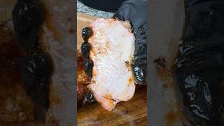 Save money & make a pork loin taste JUST like Baby Back Ribs!! #texasbbq #bbqfood #bbq #bbqrecipes