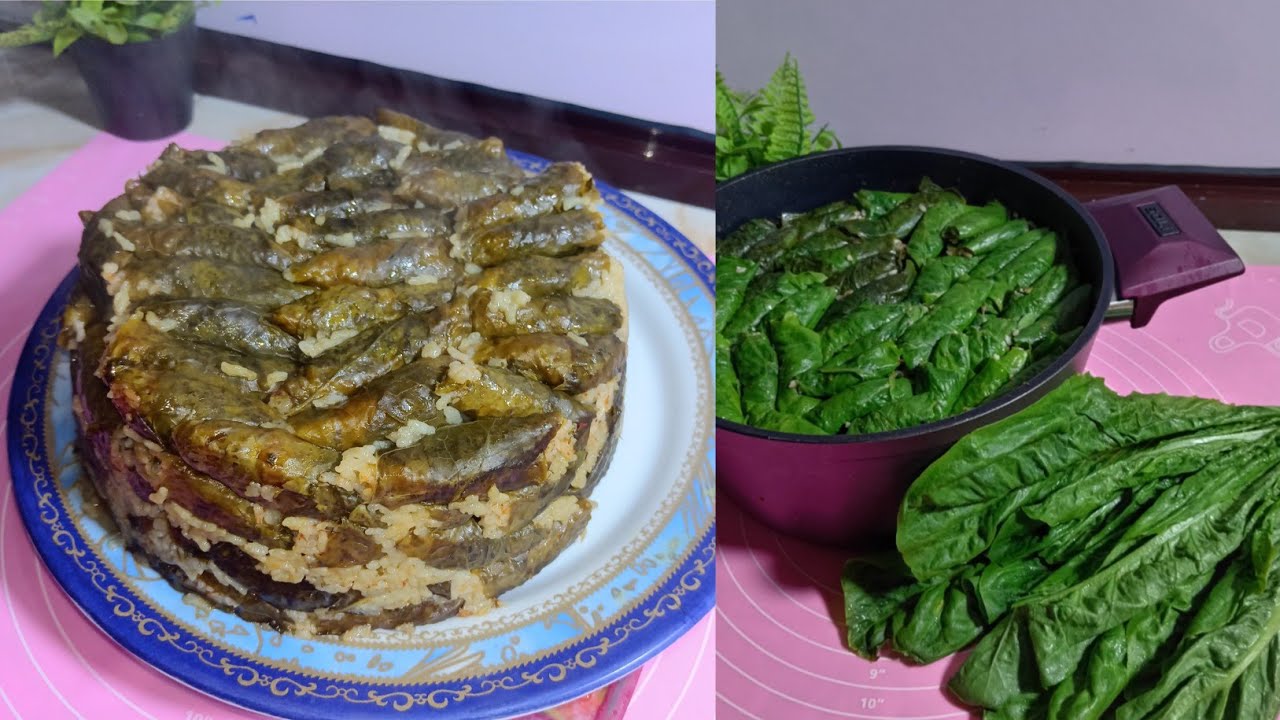 - محشي ورق الخس بطريقة سهلة❗وغير أي محشي❗. 