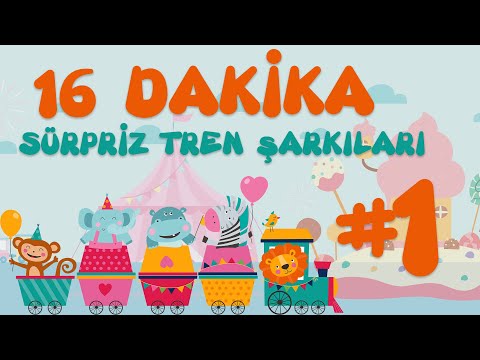 16 Dakika Sürpriz Tren Şarkıları #1 - Şeker Sepeti l Mutlu Çocuk Şarkıları