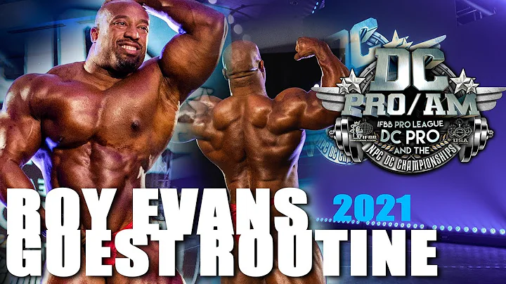 Roy "The Adonis" Evans Guest Routine @ The IFBB DC...