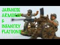 Japanese Armored & Infantry Platoons Overview Bolt Action