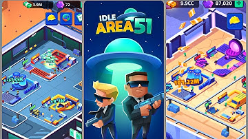 Idle Area 51 (Gameplay Android)