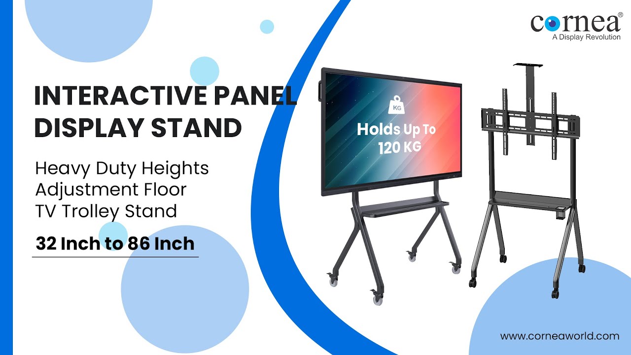 Cornea Premium Interactive Panel Display Stand Heavy Duty Heights ...