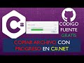 como copiar archivos con barra de progreso en C# | Tutorial Paso a Paso
