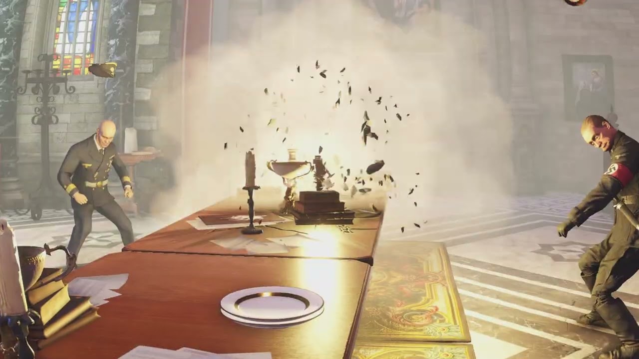 (Sniper Elite 5) Killing all officers in Spy academy with 1 grenade