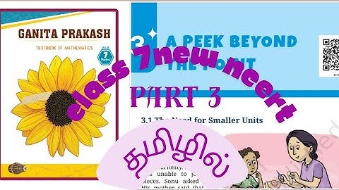 Class 7 maths chapter 3 a peek beyond the point in Tamil part 3 #class7maths