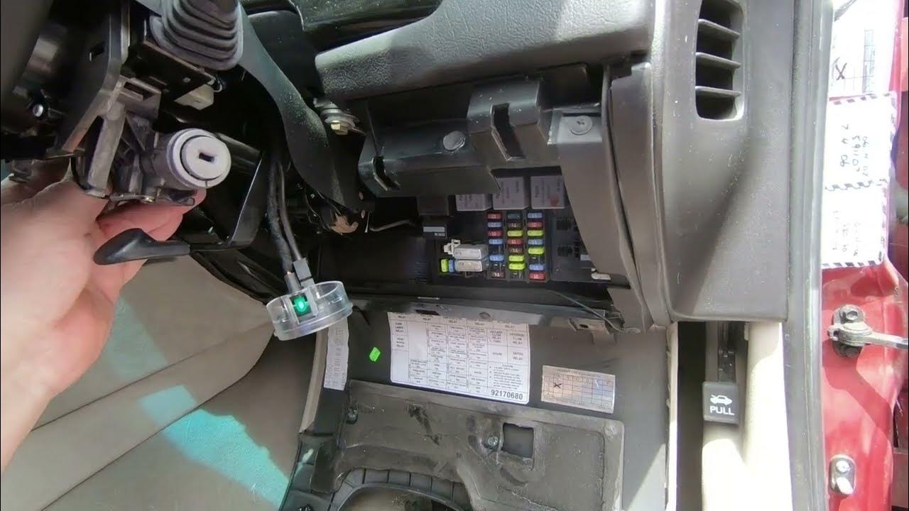 Jammed ignition barrel VZ Commodore. YouTube