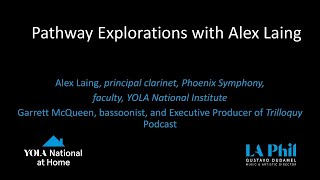 YOLA National at Home - Pathway Explorations with Alex Laing, Session 2