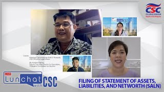 LunChat with CSC: Filing of Statement of Assets, Liabilities, and Net Worth (SALN) [24 Feb 2022]