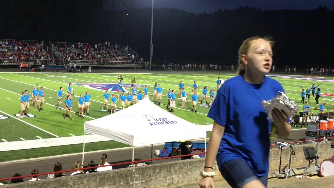 West Henderson Falcons Marching Band Performance