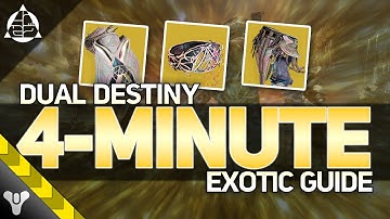 DUAL DESTINY GUIDE // 4-Minute Exotic Class Item Walkthrough #destiny2 #walkthrough